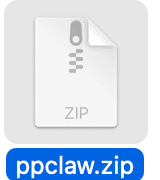 Downloaded ppclaw.zip file